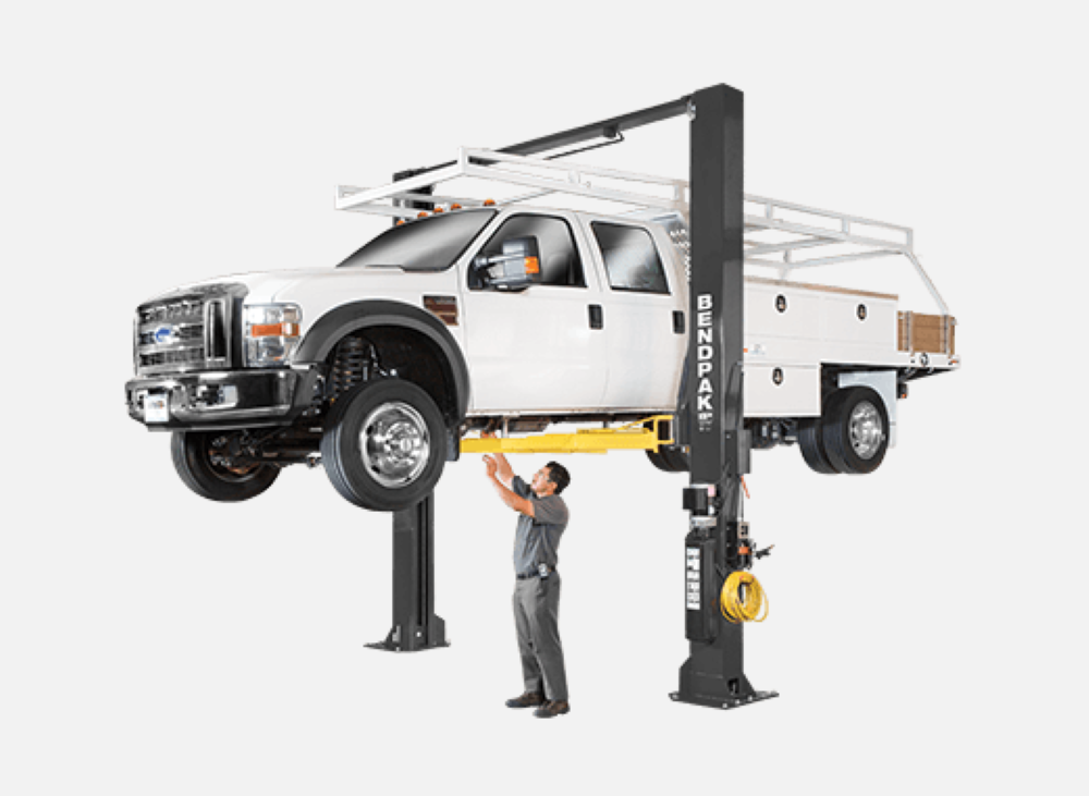 

Bendpak XPR-15CL Two Post Vehicle Lift with Clearfloor 15000 lbs Capacity