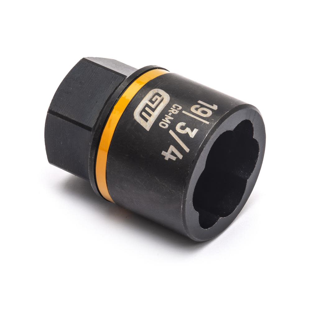 

GEARWRENCH 3/8 Drive Bolt biter Impact Extraction Socket 19mm [3/4"]