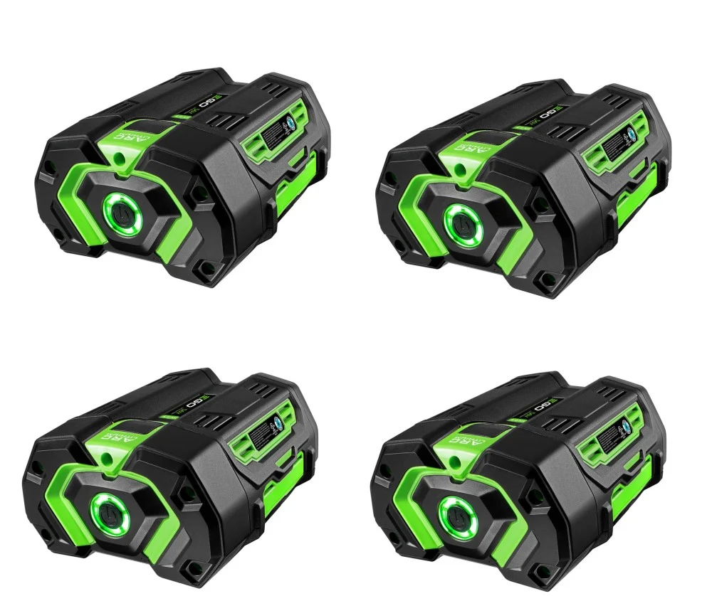 EGO POWER+ 56V 4Ah Lithium Ion Power Tool Battery Pack with Fuel Indicator (4 Pack)