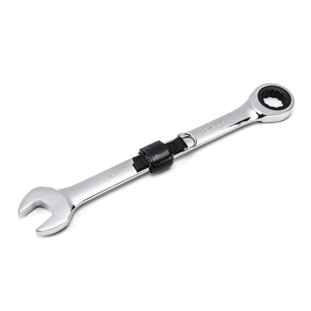 

GEARWRENCH 24mm 12 Point Tether Ready Ratcheting Combination Wrench