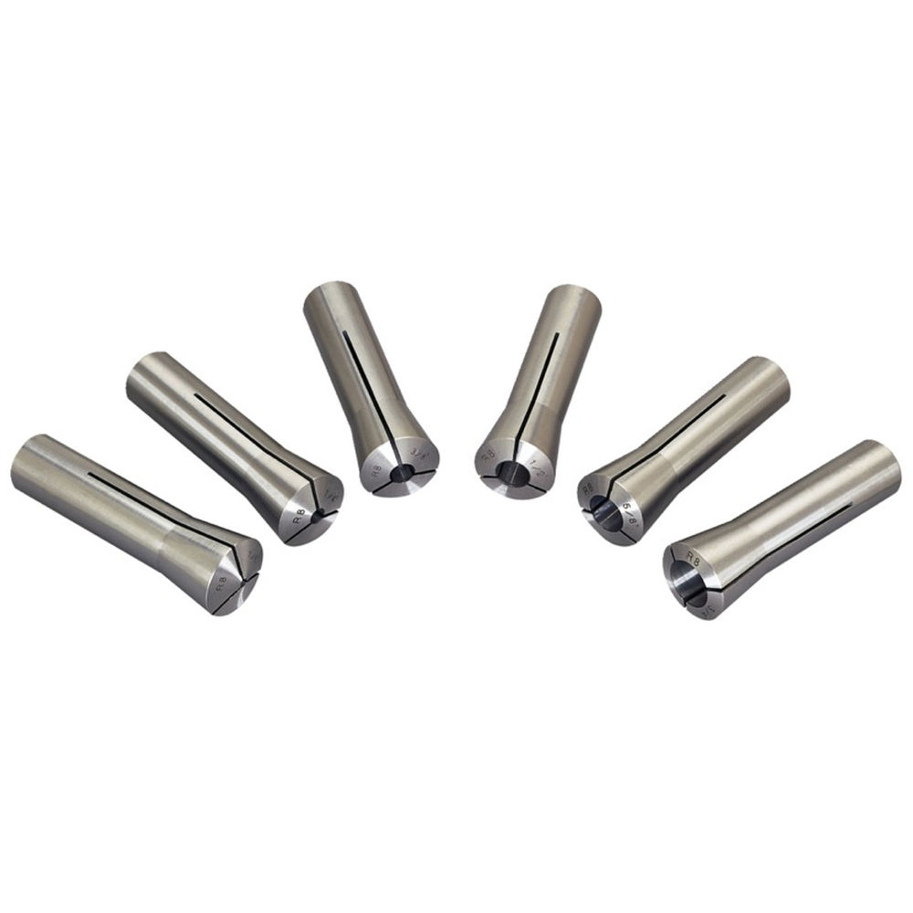 JET 1/8 to 3/4 in R-8 Tapered Collet Set 6pc JT9-650132 - Acme Tools