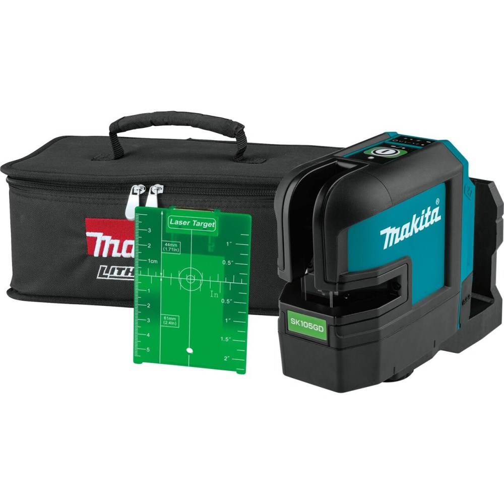Makita 12V max CXT Self Leveling Cross Line Green Beam Laser (Bare Tool) image number null