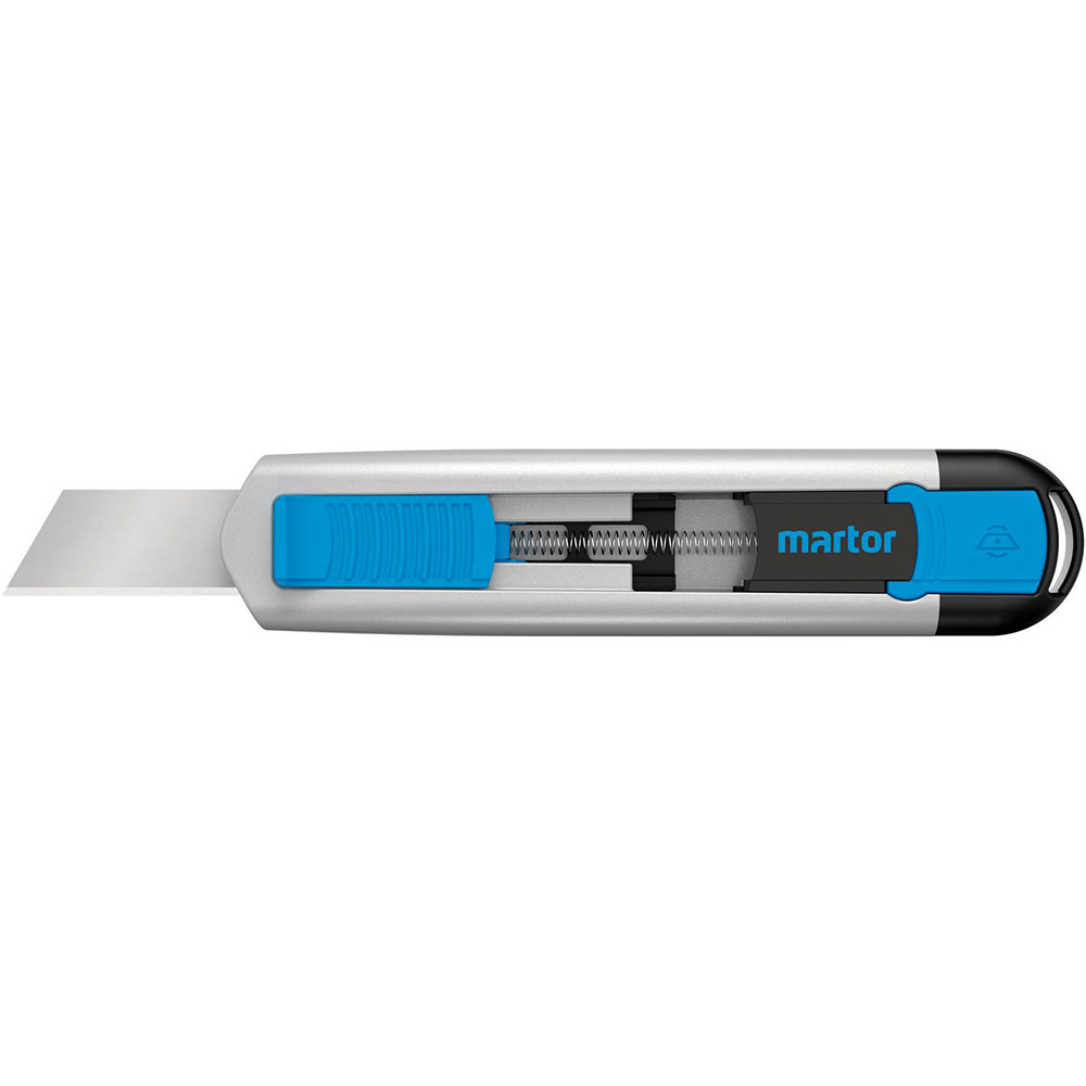 Martor Secumax 145 - Cutter De Sécurité Lame Dissimulée, Ultra-Sûr Pour Couper Cartons, Films, Sangles Et Emballages