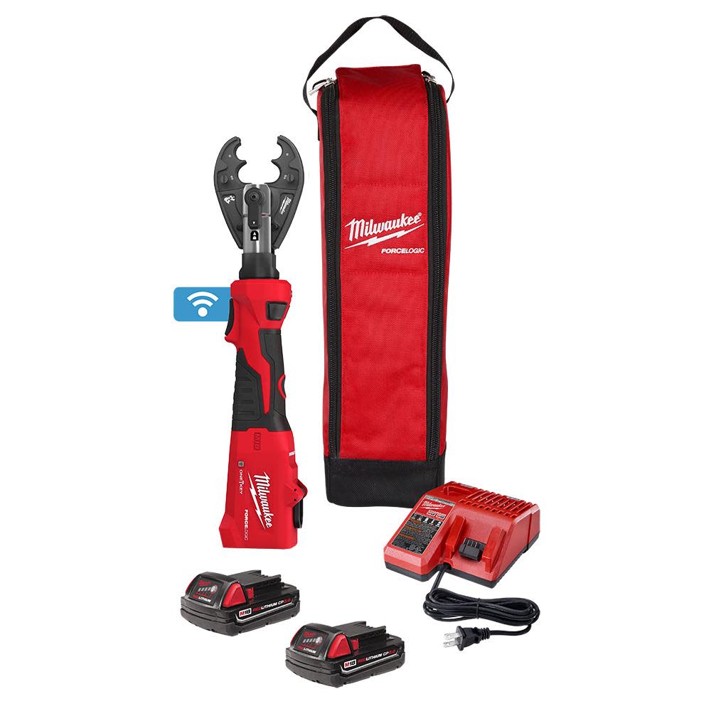 Milwaukee M18 FORCE LOGIC 6T Linear Utility Crimper Kit with
