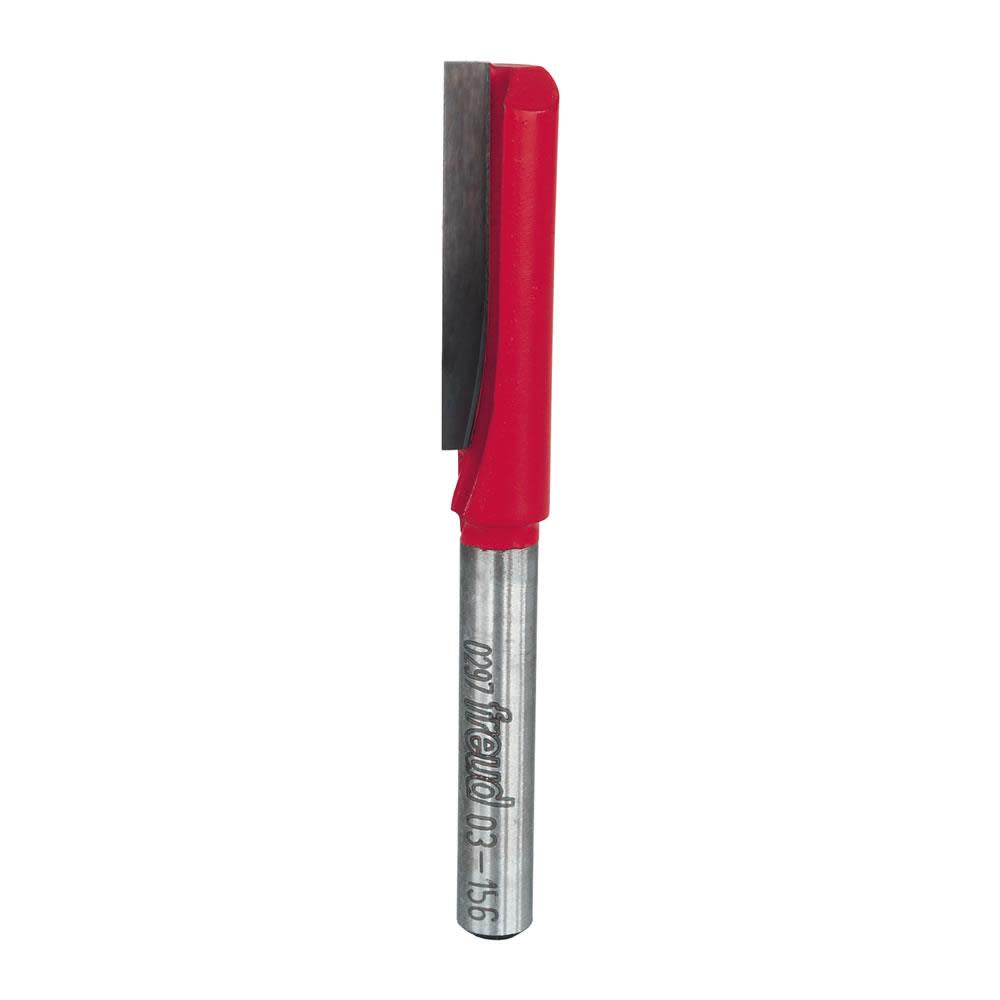 Freud 3/8 In. (Dia.) Single Flute Straight Bit with 1/4 In. Shank