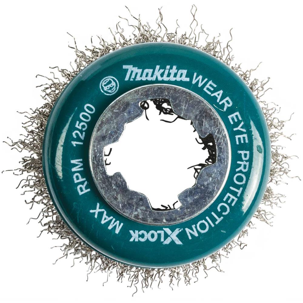 

Makita X-LOCK 3" Stainless Steel Crimped Wire Cup Brush