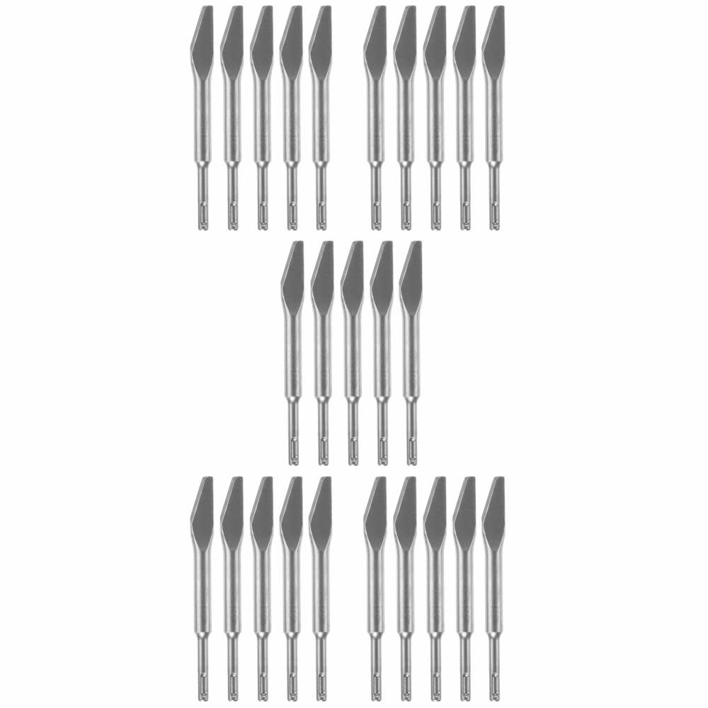 

Bosch 25pc 3/8" Mortar Knife SDS plus Bulldog Hammer Steel