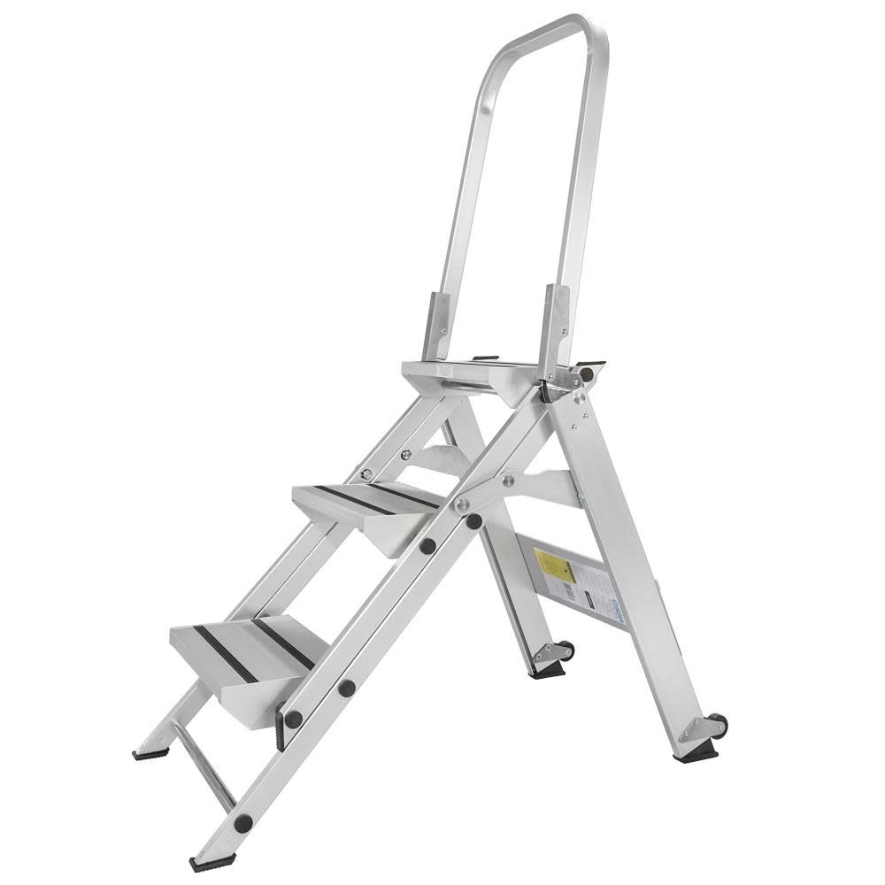 Xtend and Climb 3-5/8-FT Aluminum 375-Lb Type IAA Step Ladder WT3 ...
