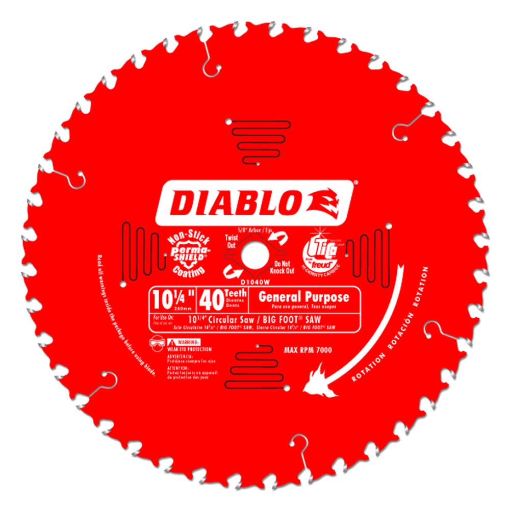 Diablo Tools 10-1/4 In. x 40 Tooth Beam Saw Blade