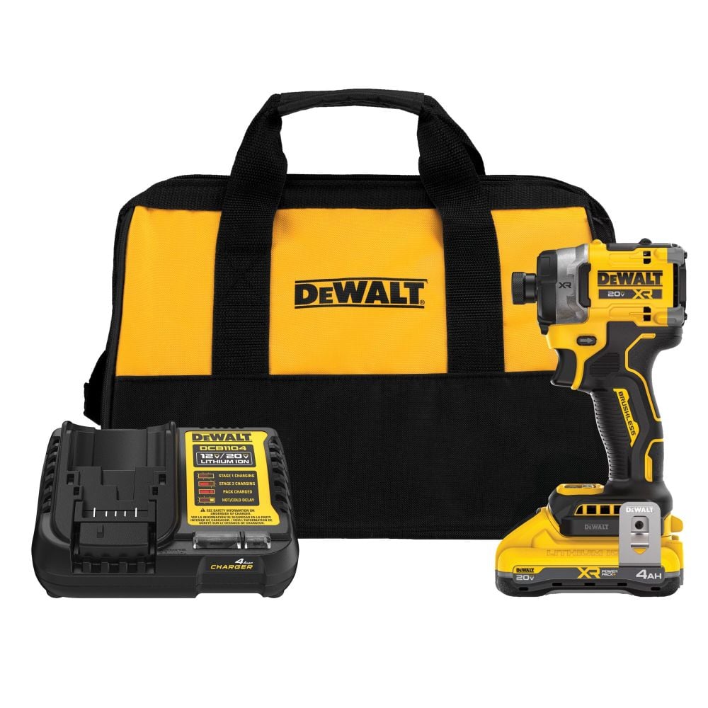 View DEWALT 20V MAX XR 3-Speed High Torque 1/4 Inch Impact Driver Kit