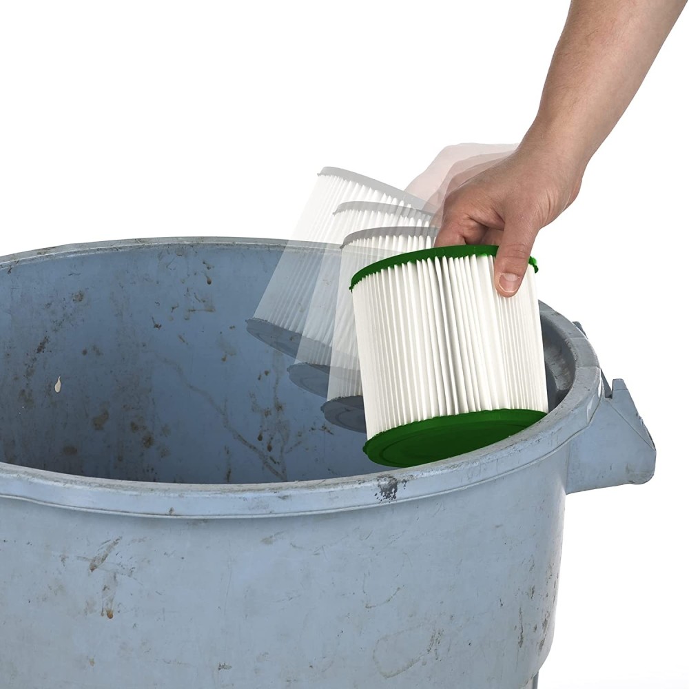 シルキーshoop Smilefil 9 Pack Wet Dry Vacuum Filter Bags Compatible with