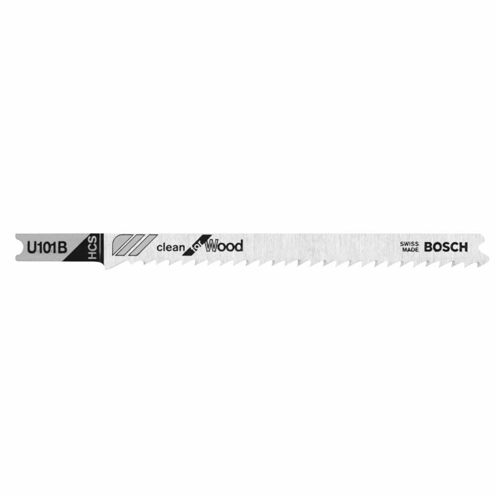 

Bosch 5 pc. 3-5/8 In. 10 TPI Variable Pitch Clean for Wood U-shank Jig Saw Blades