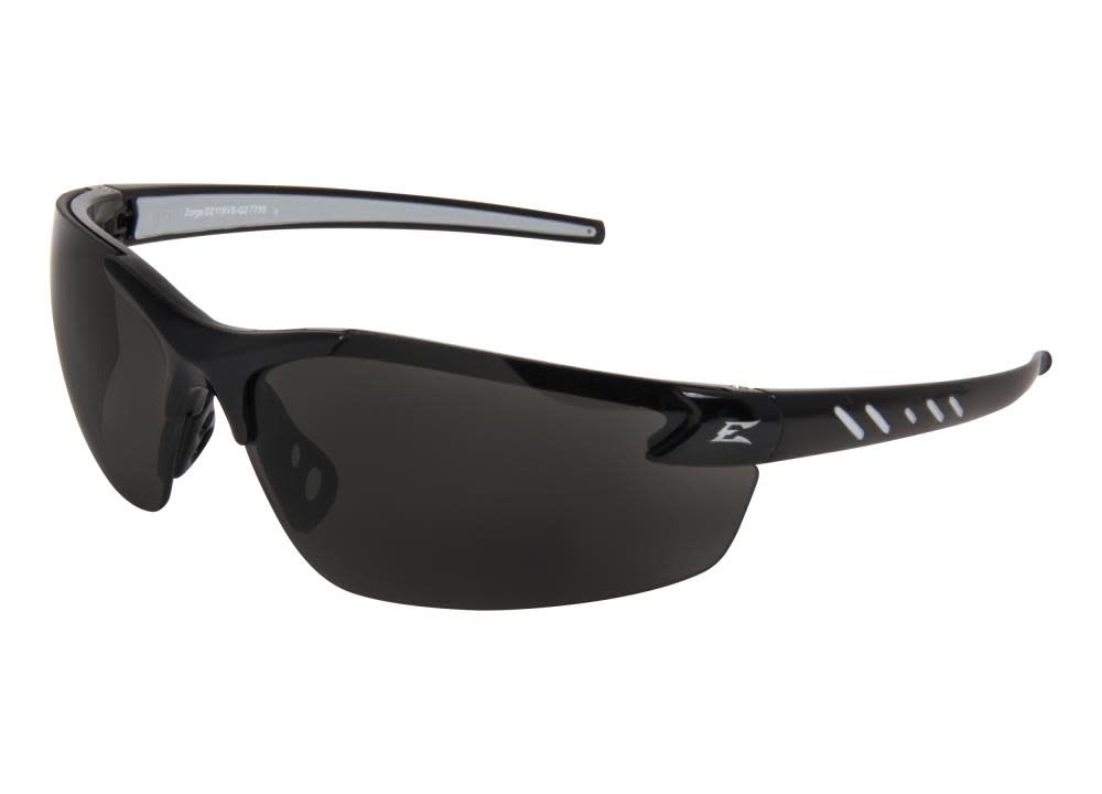 

Edge Zorge G2 Safety Glasses Black Frame Smoke Lens