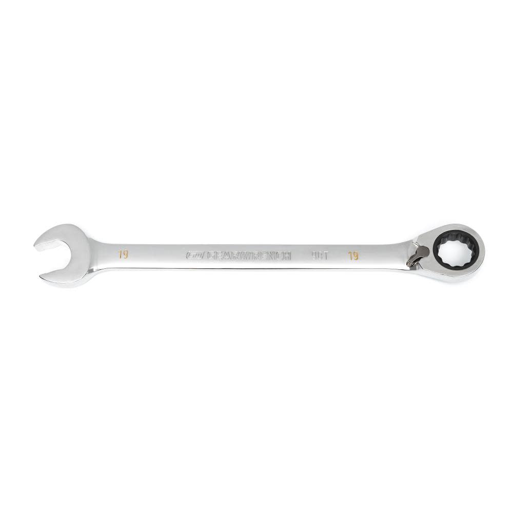 

GEARWRENCH 19mm 90-Tooth 12 Point Reversible Ratcheting Wrench