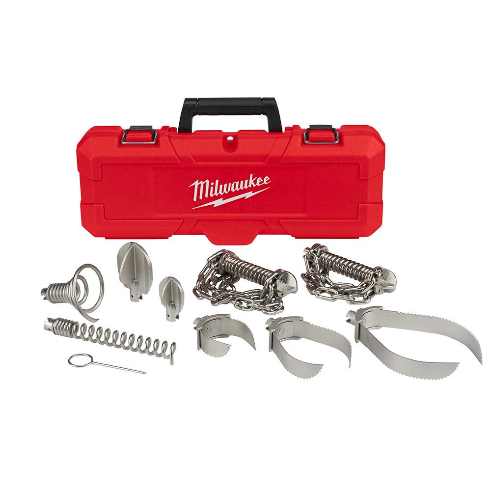 Milwaukee Head Attachment Kit For 1-1/4inch Sectional Cable