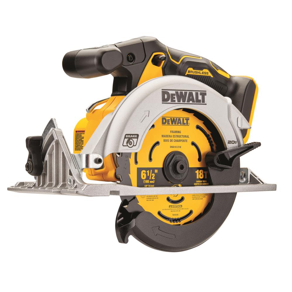 DEWALT 20V MAX 6-1/2 in. Brushless Cordless Circular Saw (Bare Tool) image number null