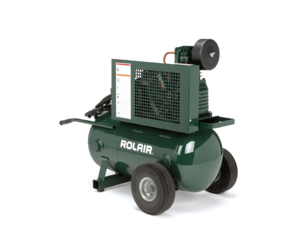 

Rolair 1.5 HP (115V) 7.3 CFM@90PSI 20 Gallon ASME Compressor