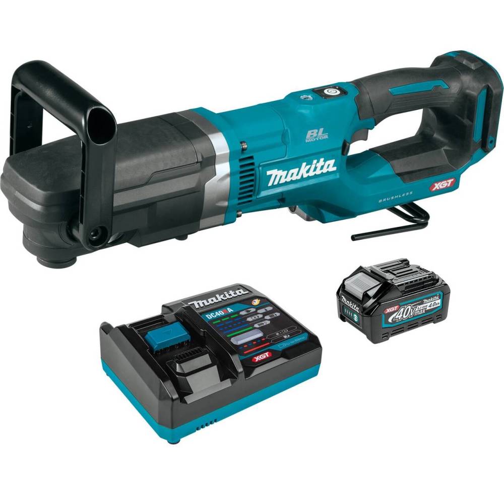 View Makita 40V max XGT 7/16in Hex Right Angle Drill Brushless Cordless Kit