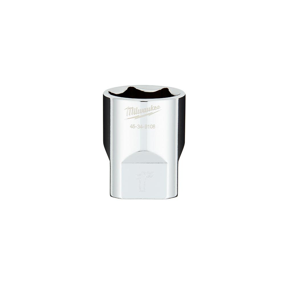 

Milwaukee 1/2 in. Drive 1 in. SAE 6-Point Socket with FOUR FLAT Sides