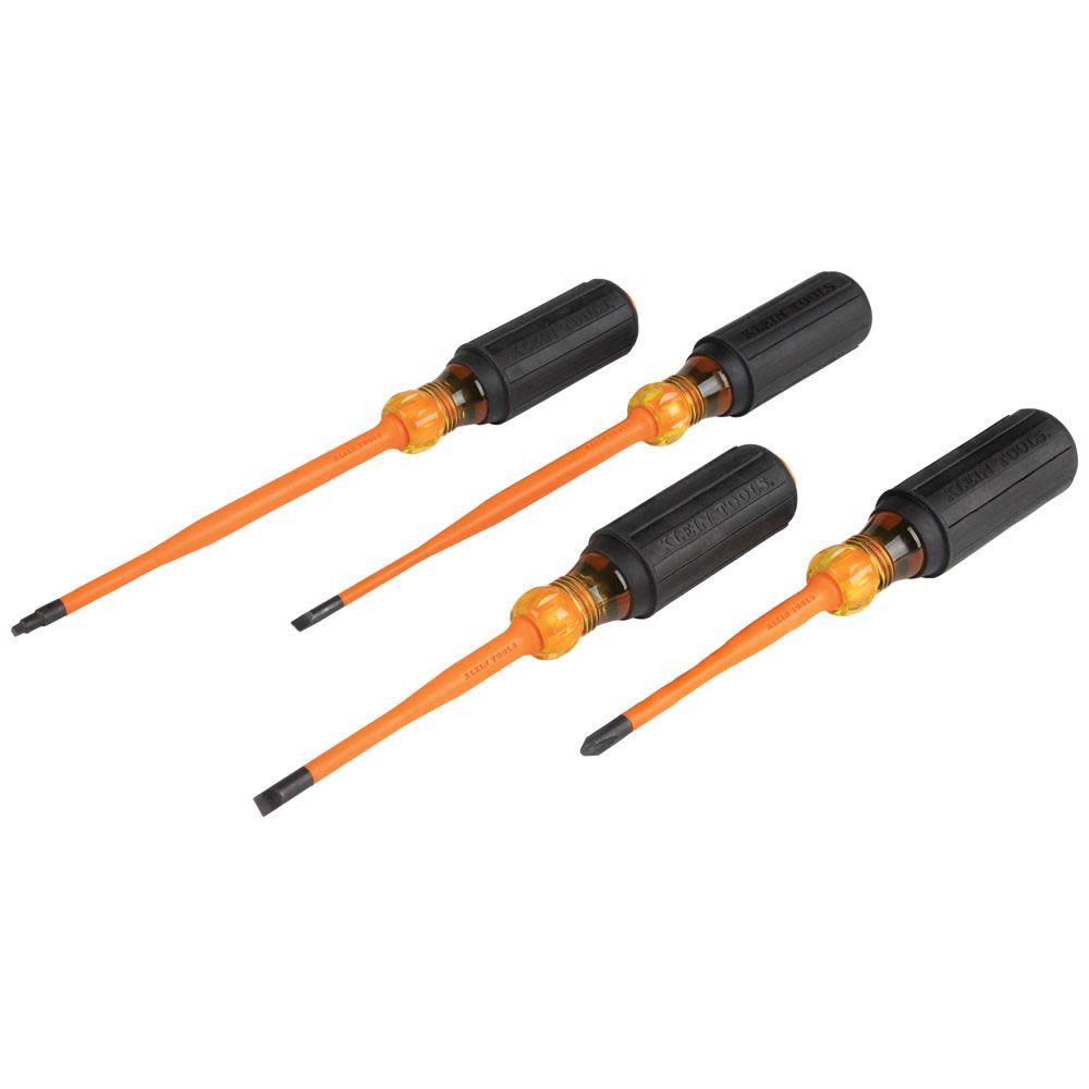 Klein Tools Slim-Tip Insul Screwdrivers 4-pc
