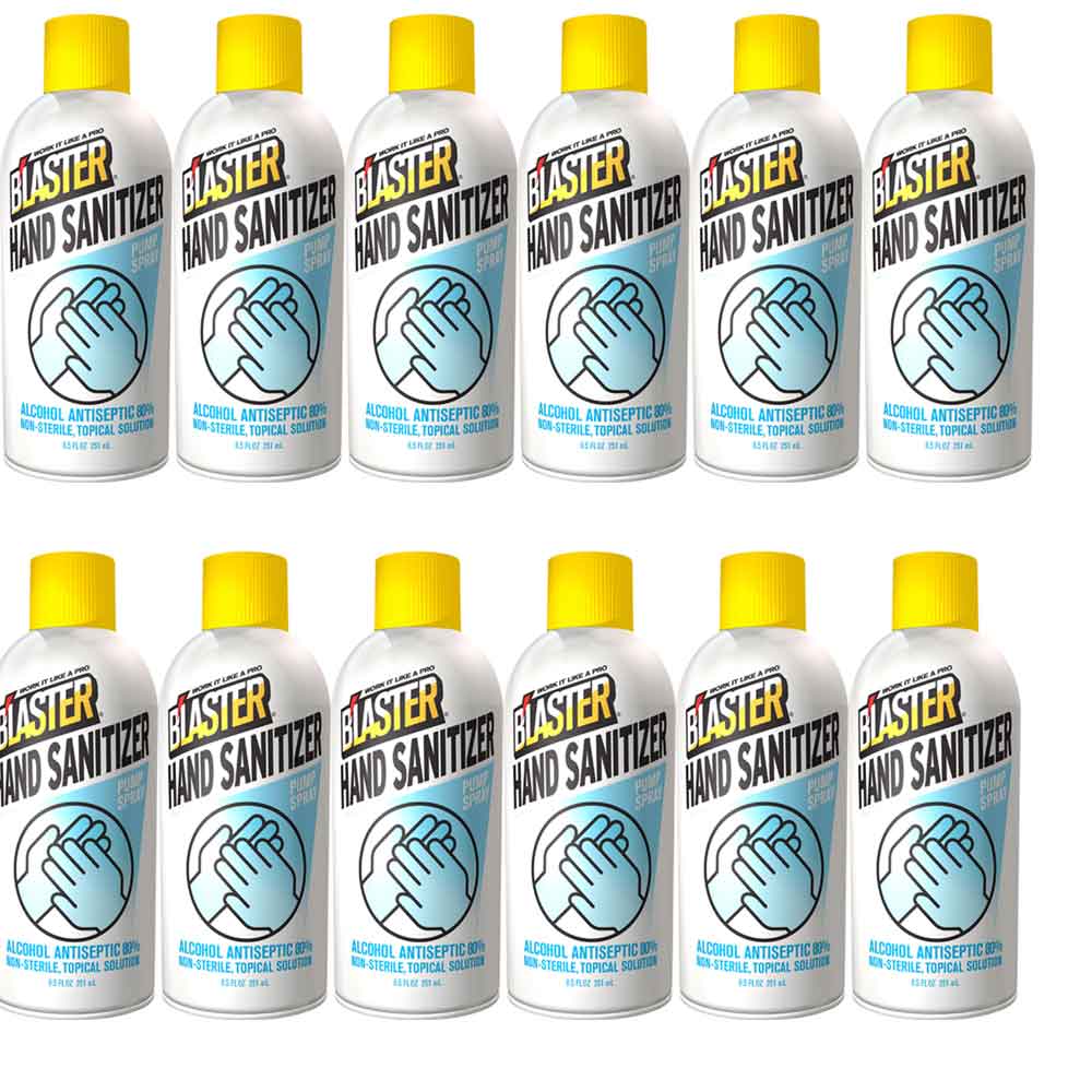 

Blaster Liquid Hand Sanitizer Pump Spray 8.5oz 12pk