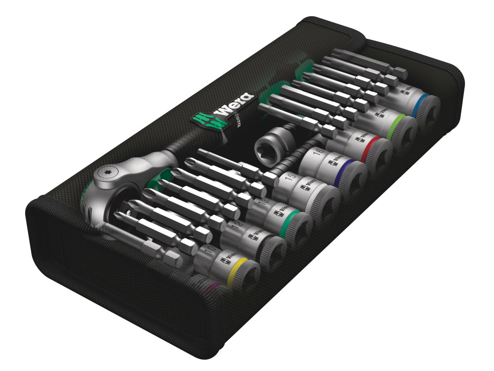 

Wera Tools 29pc 3/8" Drive 8100 SB 6 Zyklop Speed Ratchet Set