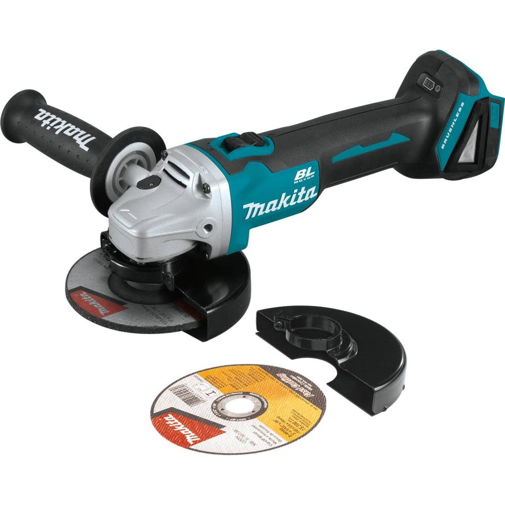 

Makita 18V LXT 4 1/2 / 5" Cut Off/Angle Grinder with Electric Brake Bare Tool