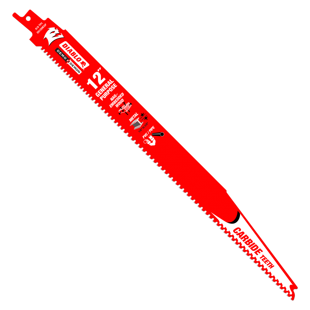 

Diablo Tools 12" Demo Demon Carbide General Purpose Recip (3 pk)