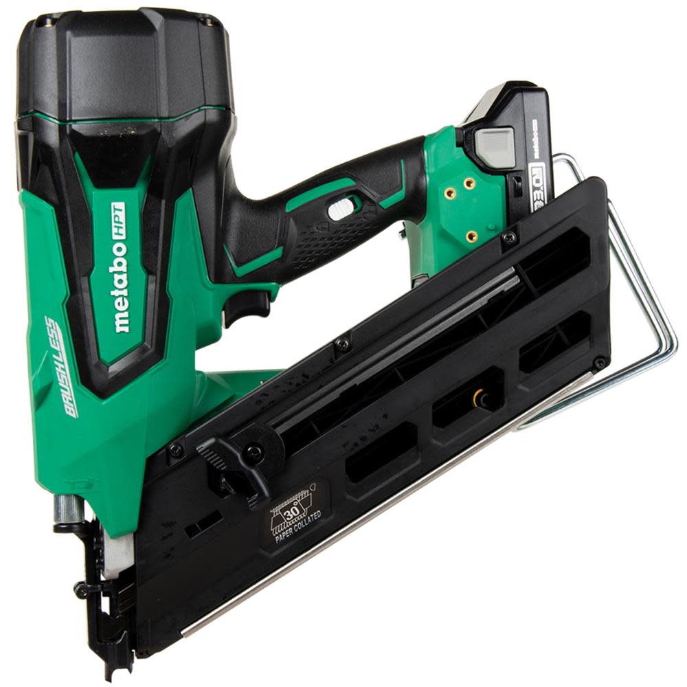 Metabo HPT 3 1 2 In. 18V Cordless Plastic Strip Framing Nailer NR1890DRM Acme Tools