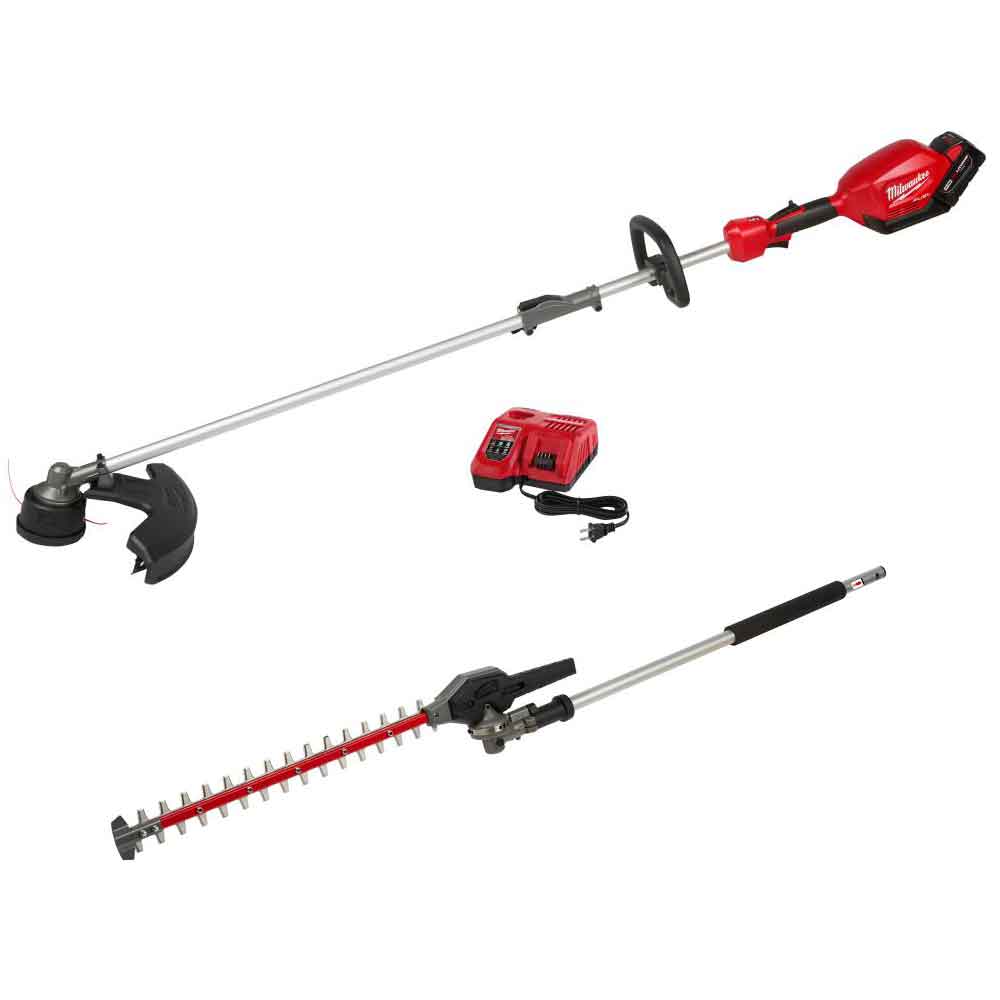 

Milwaukee M18 FUEL String Trimmer with QUIK-LOK Hedge Trimmer Attachment