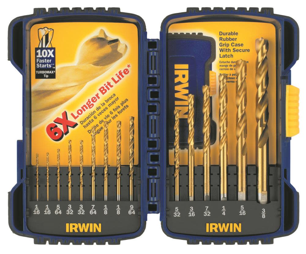 

Irwin 15pc Turbomax Pro Drill Bit Set
