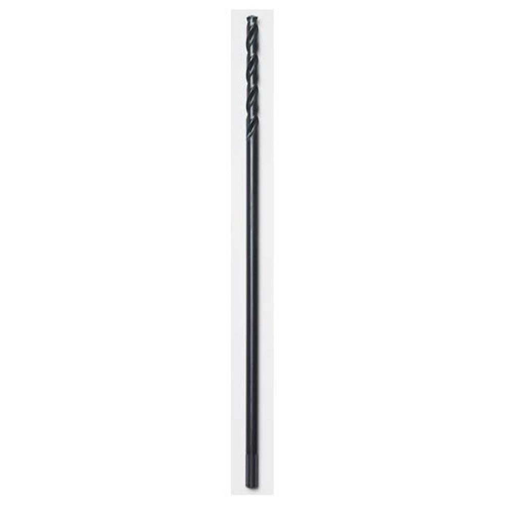 Milwaukee 1/4 in. Aircraft Length Black Oxide Drill Bit