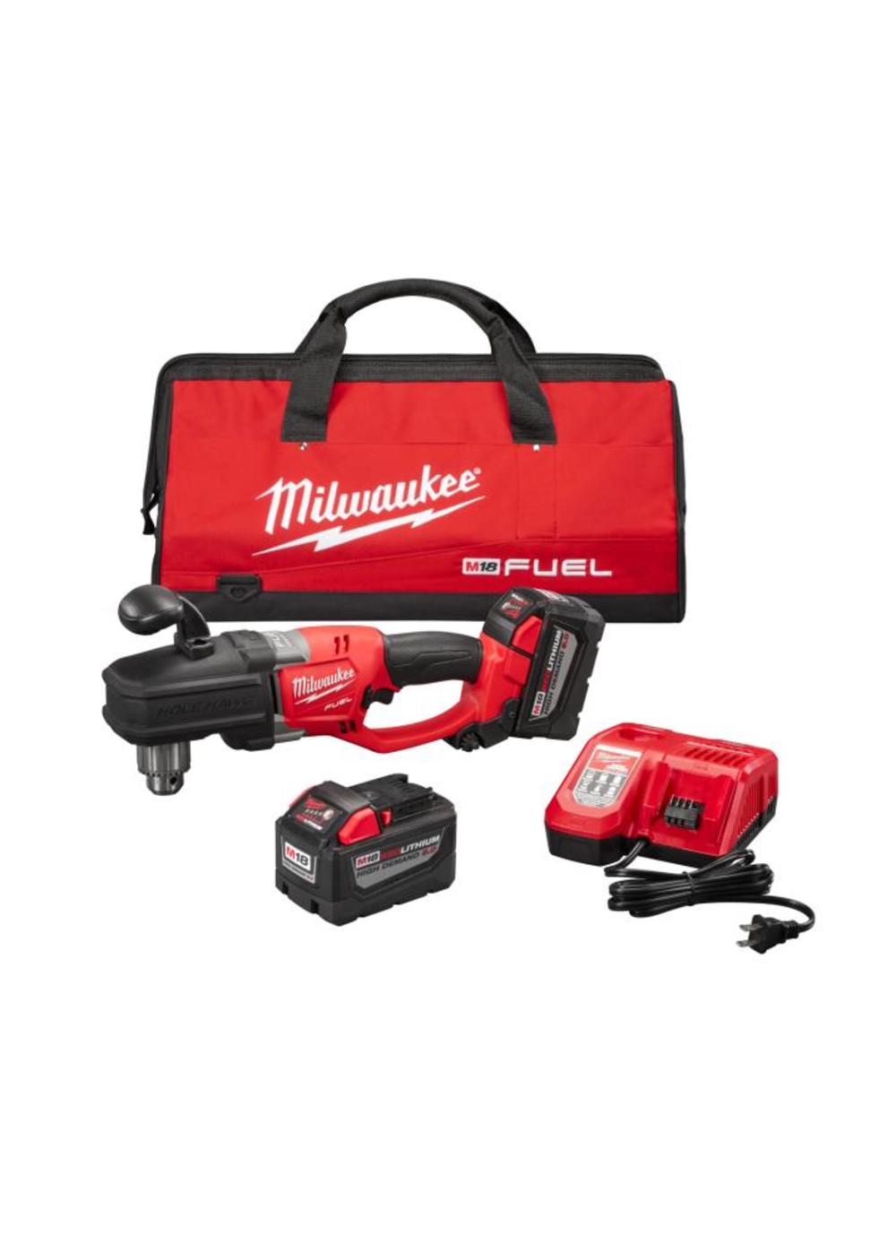 

Milwaukee M18 FUEL Hole Hawg HIGH DEMAND 1/2 in. Right Angle Drill Kit