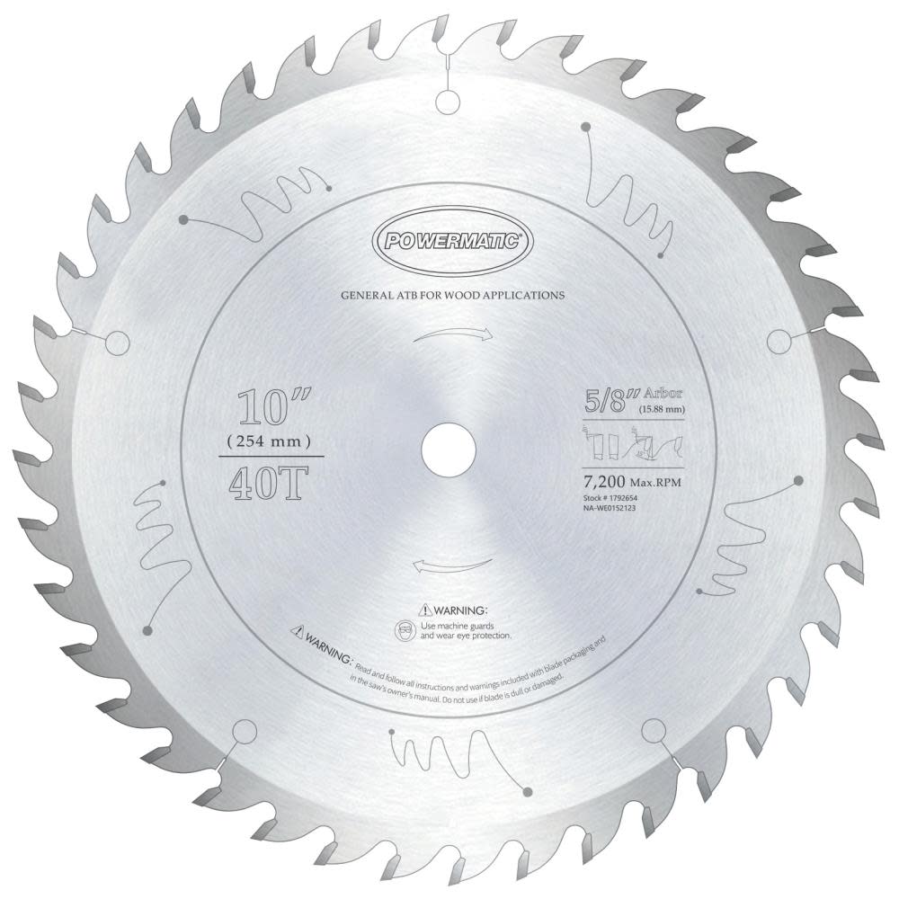 

Powermatic 1040 General Circular Saw Blade