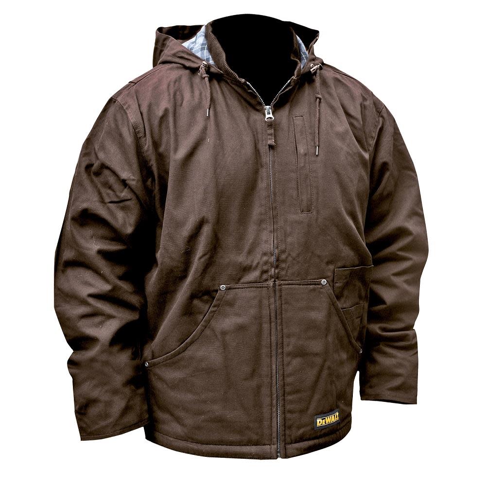 

DEWALT Unisex Heated Bare Tool Heavy Duty Work Coat Tobacco S