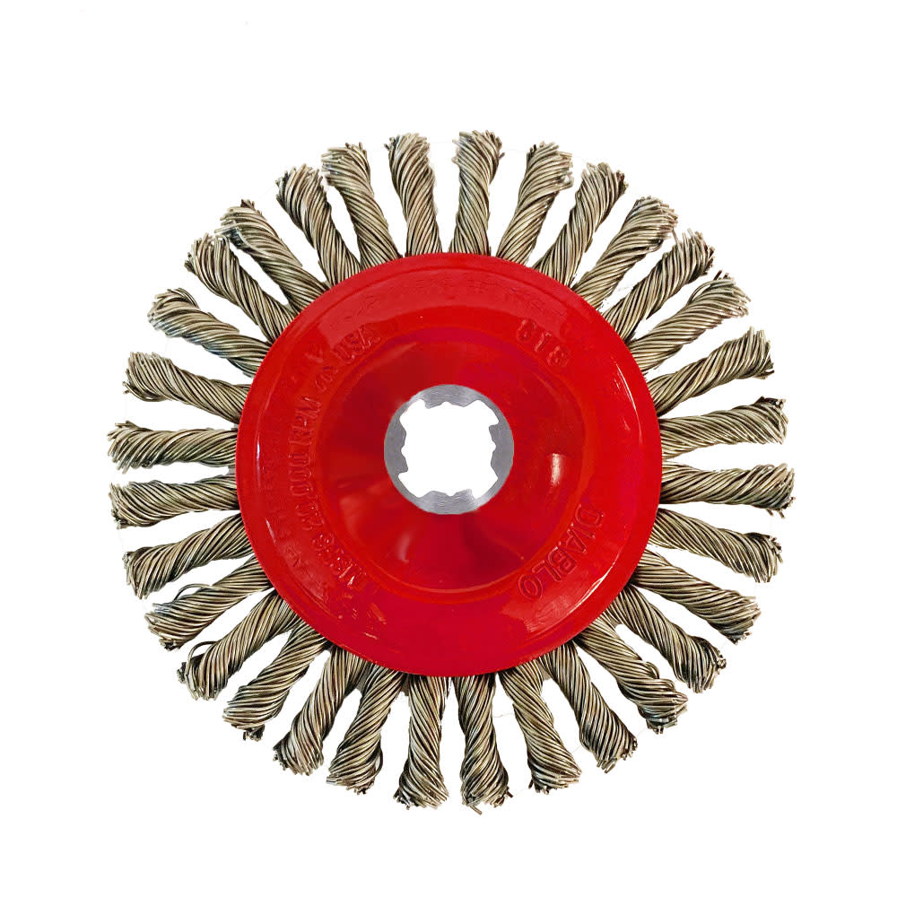 

Diablo Tools 4 in. X-LOCK Stainless Steel Stringer Bead Twist Wheel