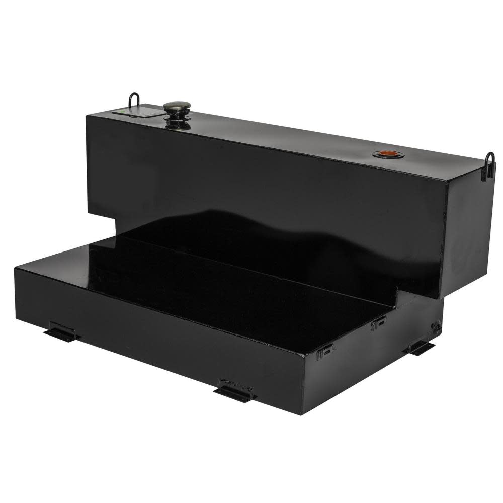 Crescent JOBOX Steel Transfer Tank 100 Gallon L-Shaped Black