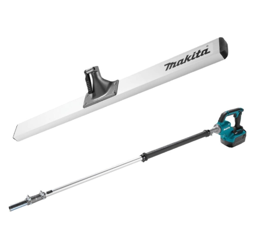 View Makita 40V max XGT Brushless Cordless Vibratory Concrete Screed (Bare Tool) & Vibratory Screed Bar Bundle