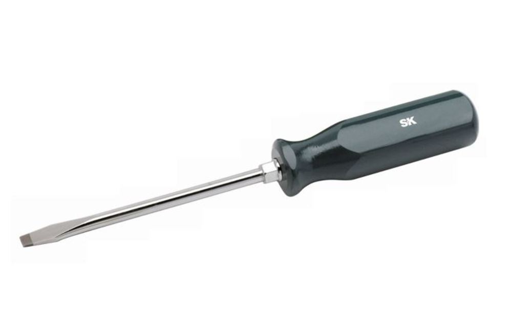 SK Tools 5/16 Inch x 6 Inch SureGrip Keystone Slotted Screwdriver with ...