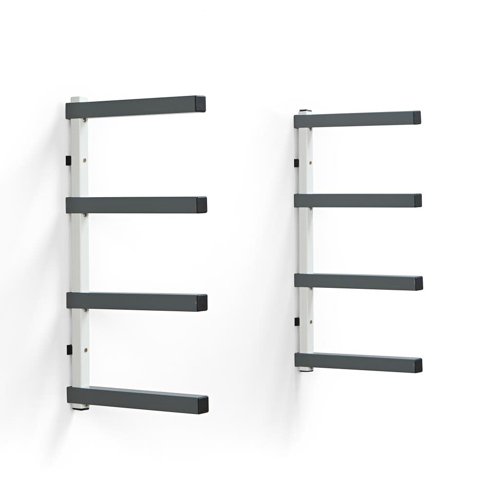 

Bora Portamate Wall Mounted Storage Rack 4 Level Gray/White