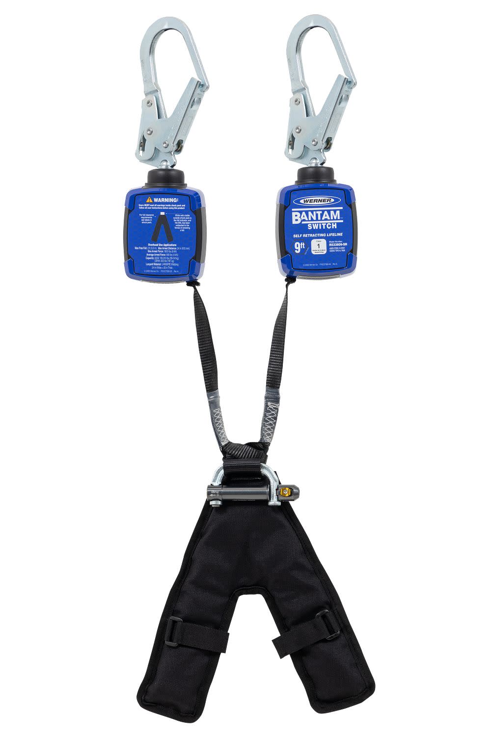 Werner Bantam Switch 9 Foot Web Rebar Hook - Twin Leg