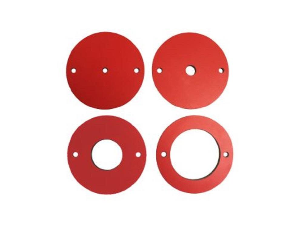 4 Pc. Phenolic Insert Ring Set for Router Lift