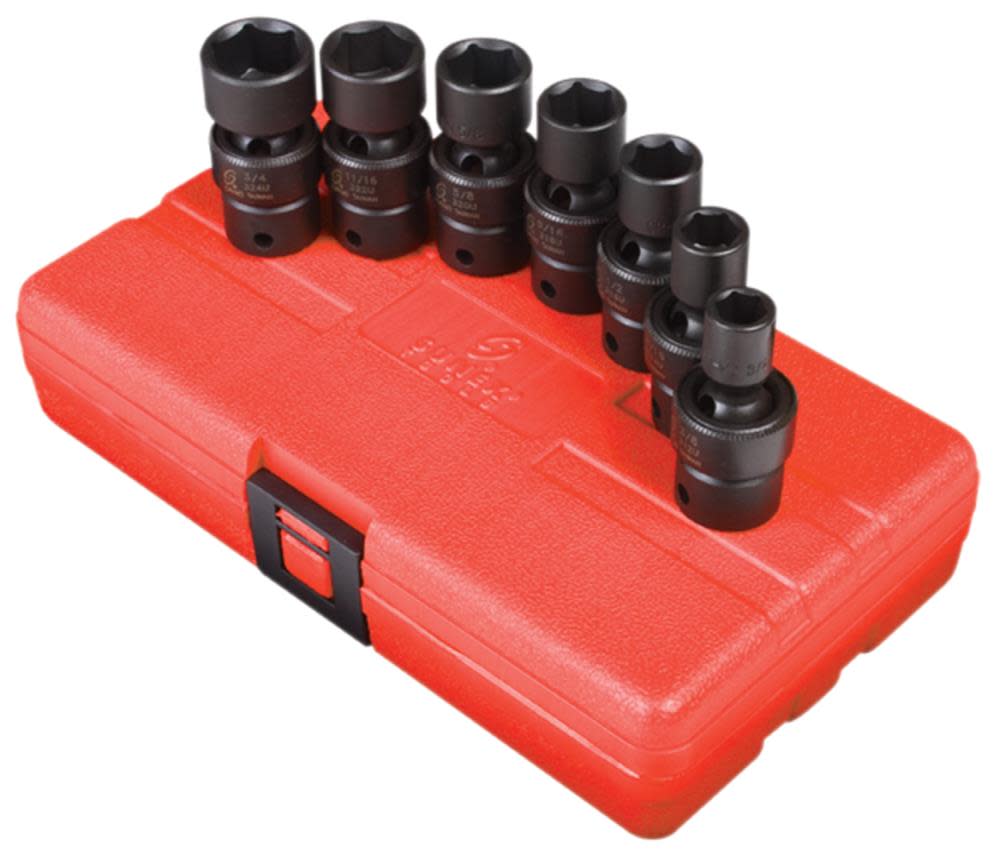 

Sunex 3/8 In. Drive SAE Universal Impact Socket Set