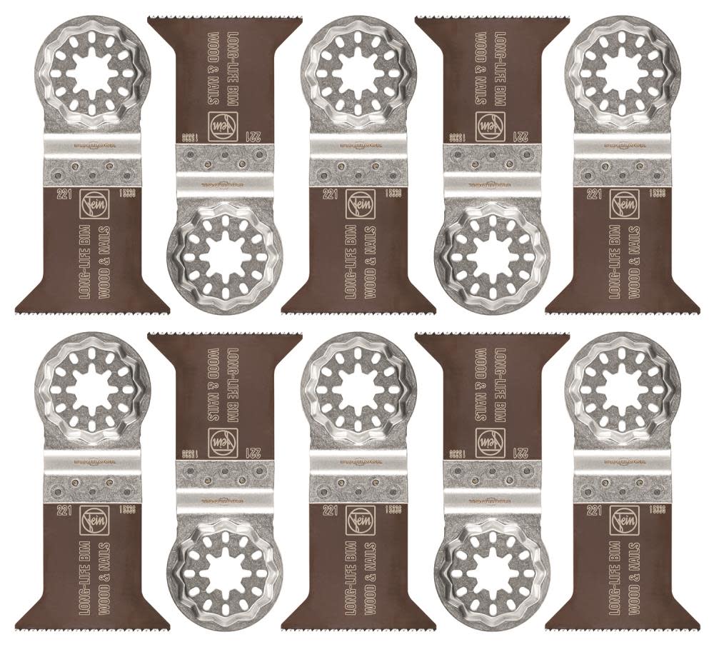 

Fein E-Cut Long-Life 221 Saw Blade with Bi Metal Teeth Set for All Woods Plasterboard and Plastic Materials