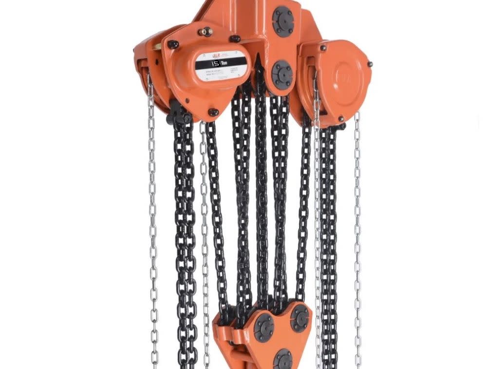 

Atlas Lifting and Rigging Chain Hoist 15 Ton 33000 lbs 20' Chain