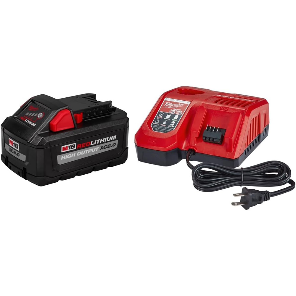 Milwaukee M18 REDLITHIUM HIGH OUTPUT XC8.0 Starter Kit 48-59-1880 