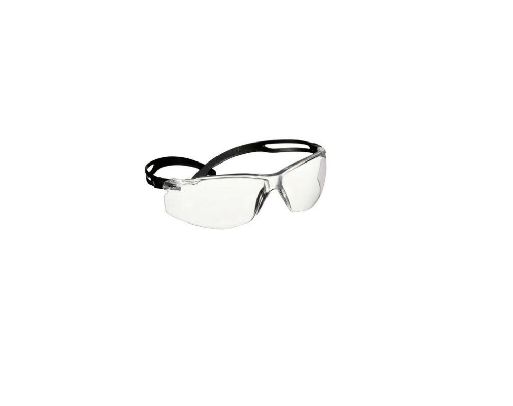 3M SecureFit 500 Series Black Temples Clear Anti-Fog/Anti- Scratch Lens Protective Eyewear