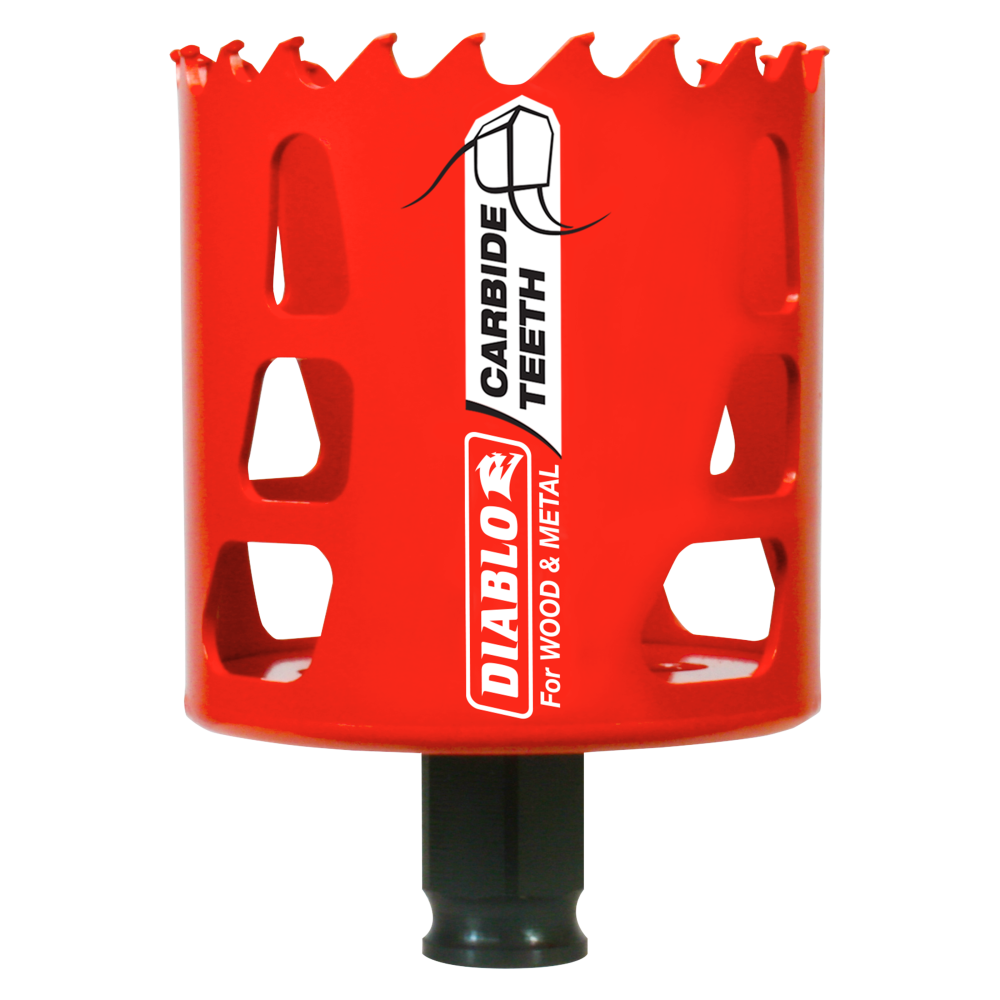 

Diablo Tools 2-1/2" (64mm) Carbide-Tip Wood & Metal Holesaw