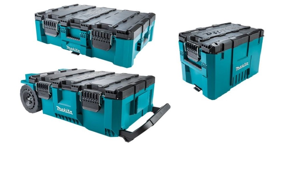 Makita MAKTRAK 3pc Rolling Tool Chest, Large Tool Box, and Extra