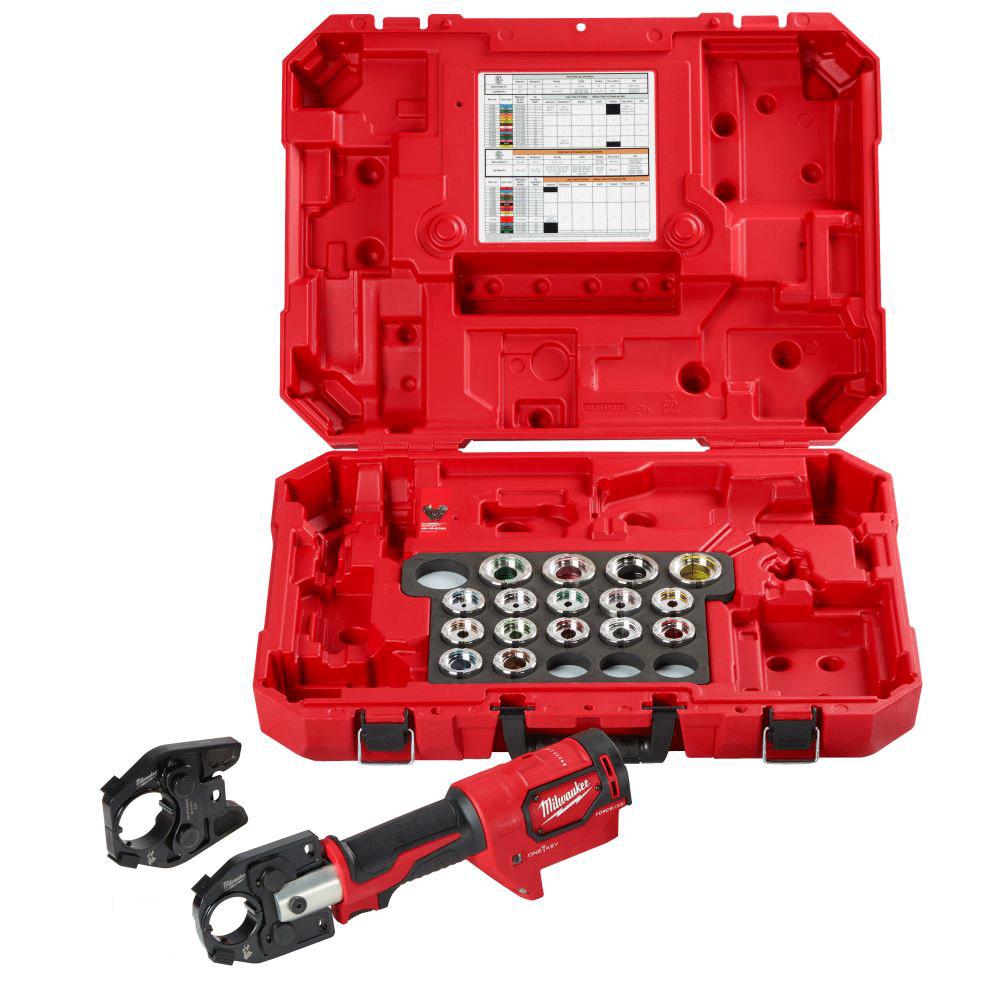 Milwaukee M18 FORCE LOGIC 600 MCM AL Crimper with 750 MCM Expanded Jaw (Bare Tool)